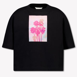 Palm Angels Kinder Meisjes T-Shirt In Zwart