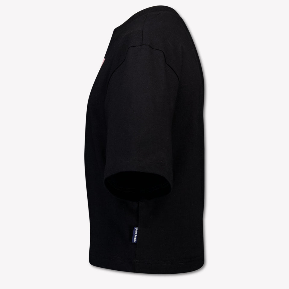 Palm Angels Kinder Meisjes T-Shirt In Zwart