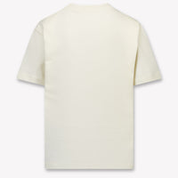 Palm Angels Kids Boys T-Shirt In OffWhite