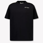 Palm Angels Kinder Jongens T-Shirt In Zwart