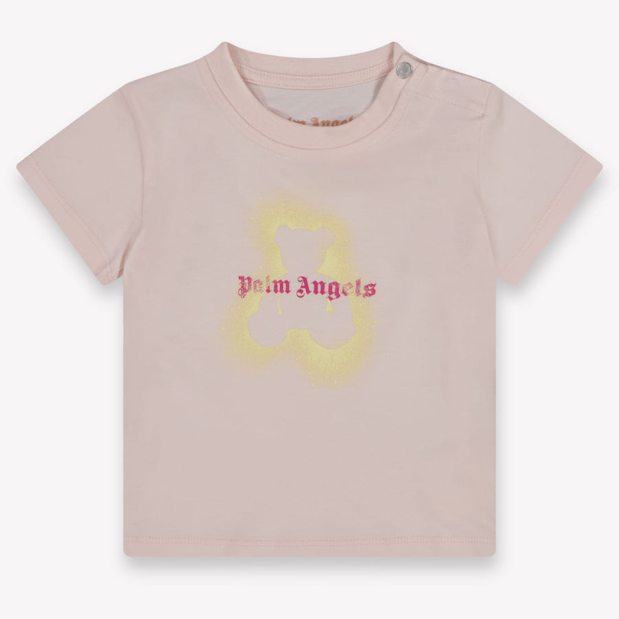 Palm Angels Baby Girls T-Shirt In Pink