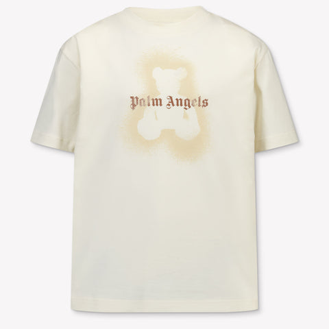 Palm Angels Kinder Meisjes T-Shirt In Off White