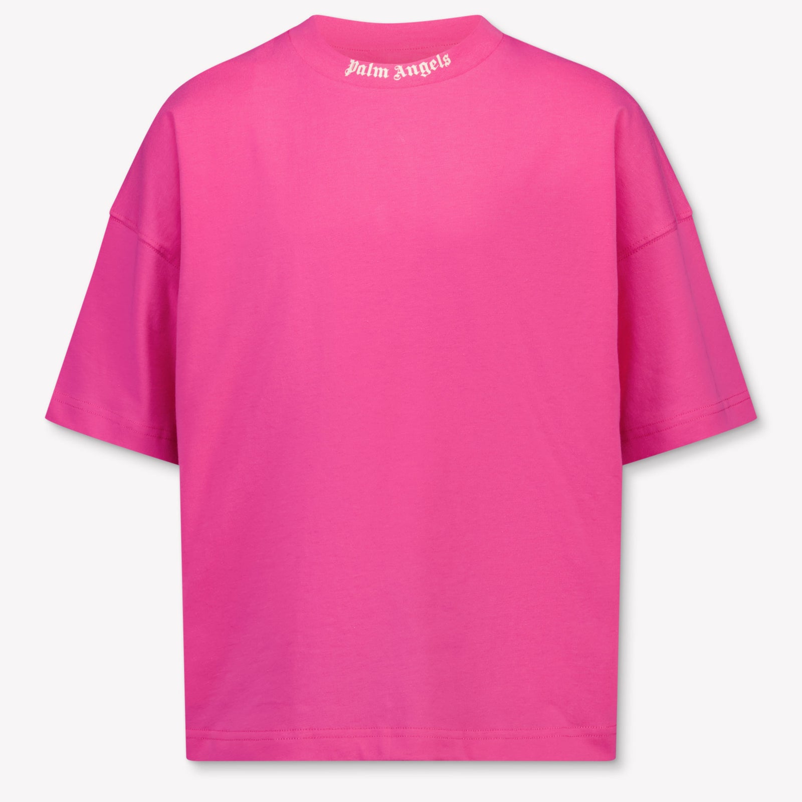 Palm Angels Kids Girls T-Shirt In Fuchsia