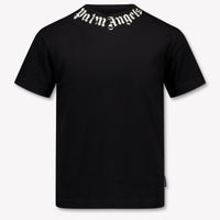 Palm Angels Kids Boys T-Shirt In Black