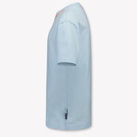 Palm Angels Kinder Jongens T-Shirt In Licht Blauw