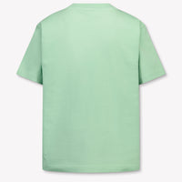 Palm Angels Kids Boys T-Shirt In Green