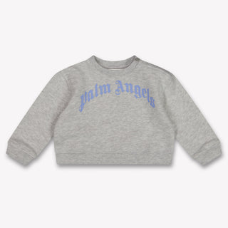 Palm Angels Baby Boys Sweater In Gray