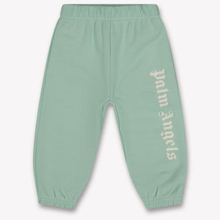 Palm Angels Baby Jongens Broek In Licht Groen