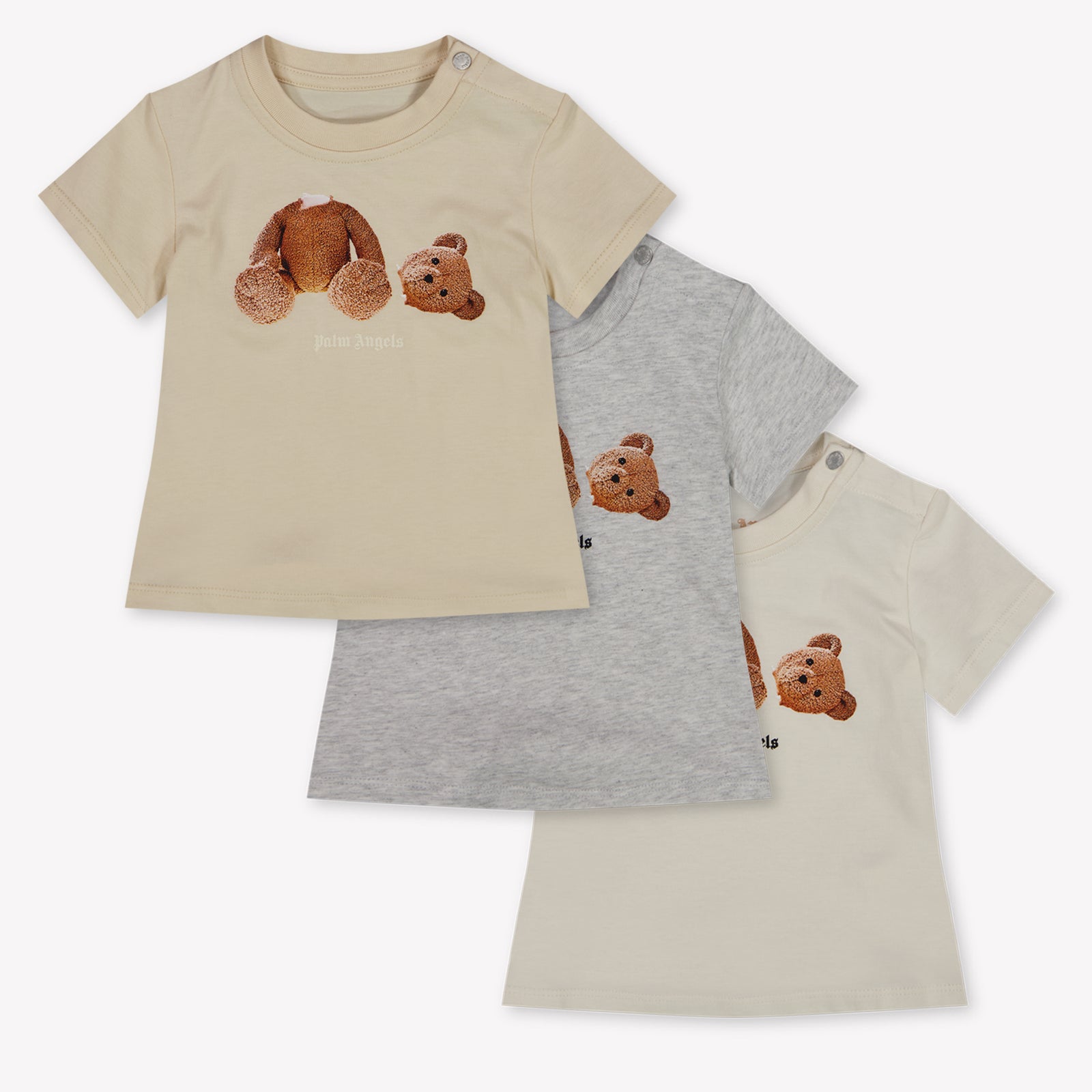 Palm Angels Baby Boys T-Shirt In Beige
