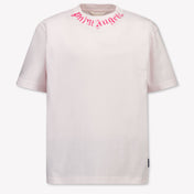 Palm Angels Kinder Meisjes T-Shirt In Roze