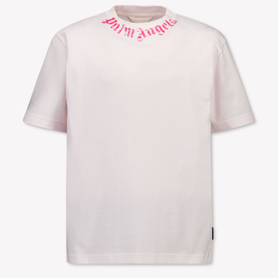 Palm Angels Kinder Meisjes T-Shirt In Roze