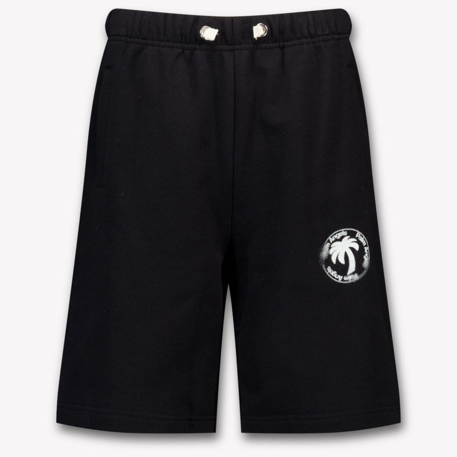 Palm Angels Kids Boys Shorts In Black