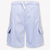 Palm Angels Kinder Jongens Shorts In Licht Blauw