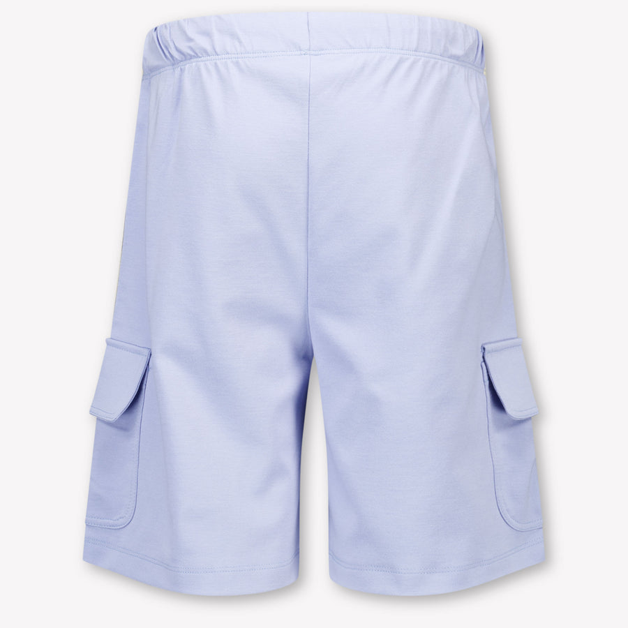 Palm Angels Kids Boys Shorts In Light Blue