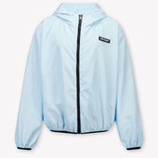 Palm Angels Kids Boys Summer jacket In Light Blue