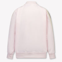 Palm Angels Kids Girls Cardigan In Pink