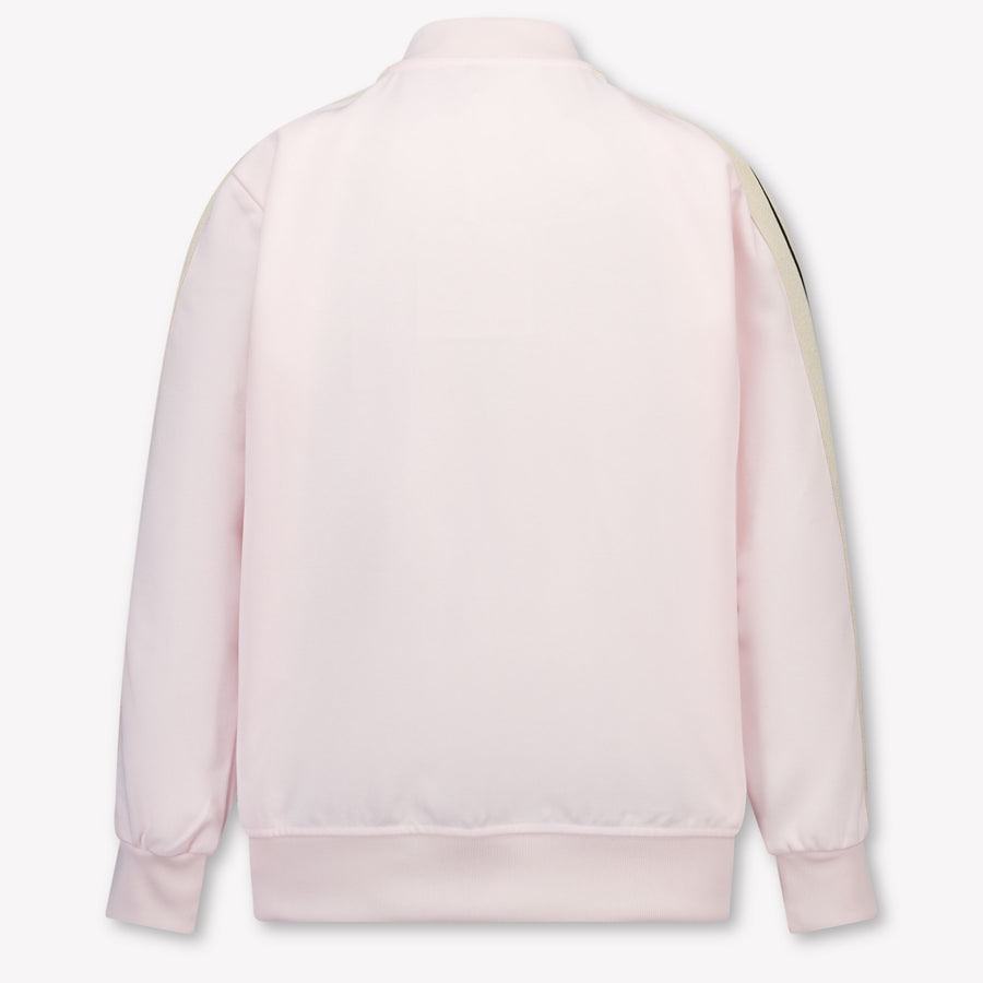 Palm Angels Kids Girls Cardigan In Pink