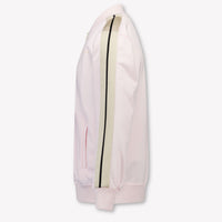 Palm Angels Kids Girls Cardigan In Pink