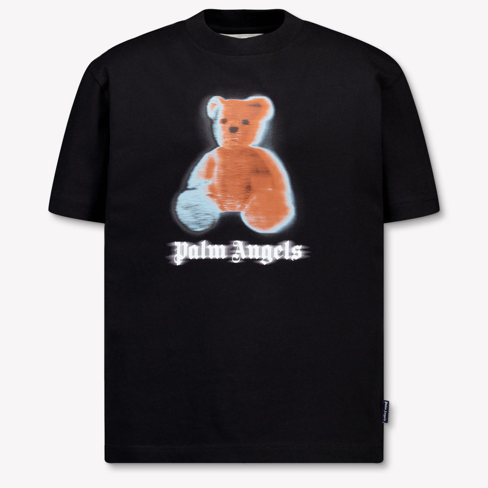 Palm Angels Kinder Jongens T-Shirt In Zwart