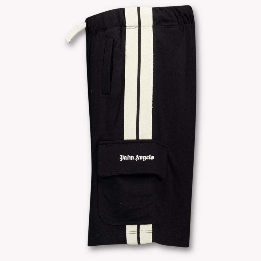 Palm Angels Kids Boys Shorts In Black