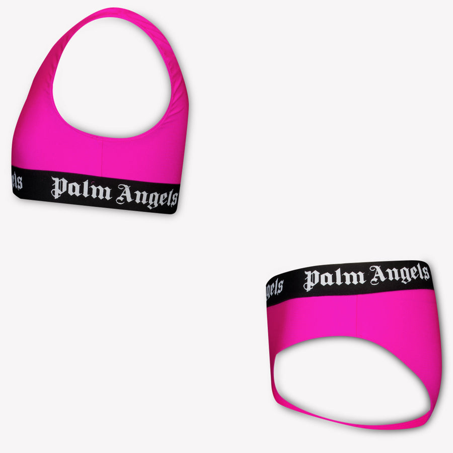 Palm Angels Kinder Meisjes Zwemkleding In Fuchsia