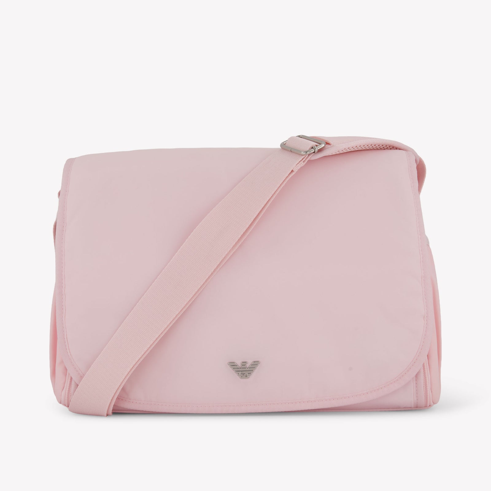 Armani Baby Unisex Diaper Bag In Light Pink