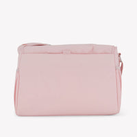 Armani Baby Unisex Diaper Bag In Light Pink