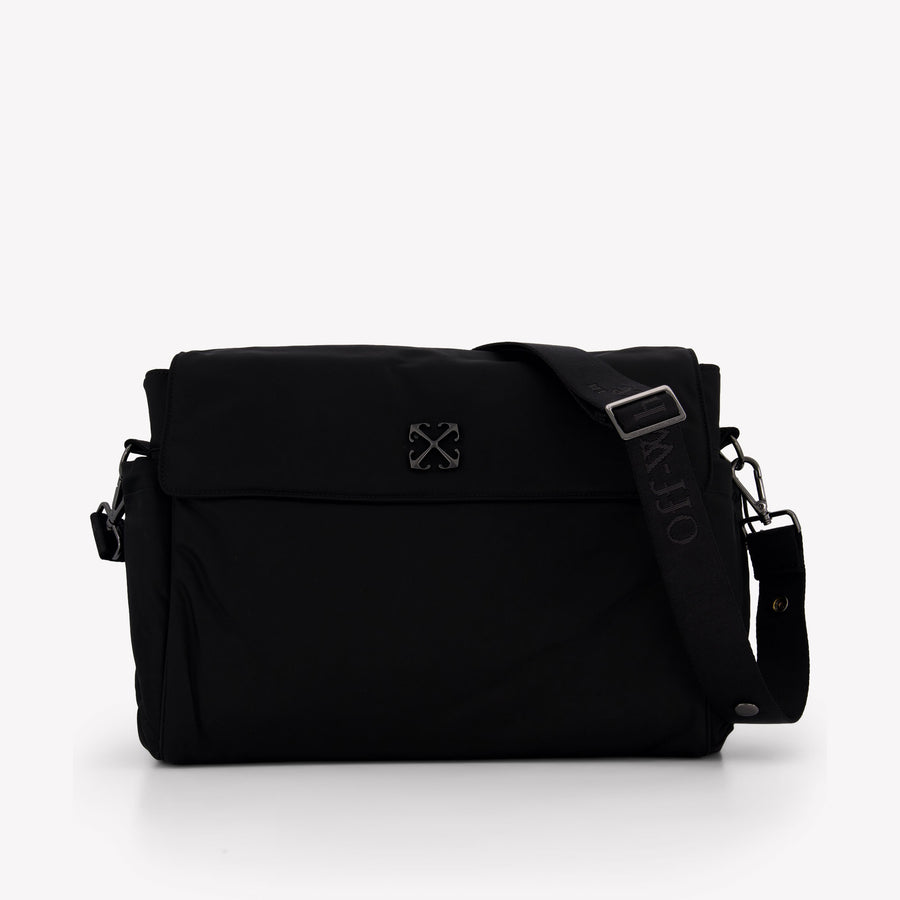 Off-White Baby Unisex Changing Bag in Black