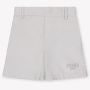 Fendi Baby Boys Set In Light Gray