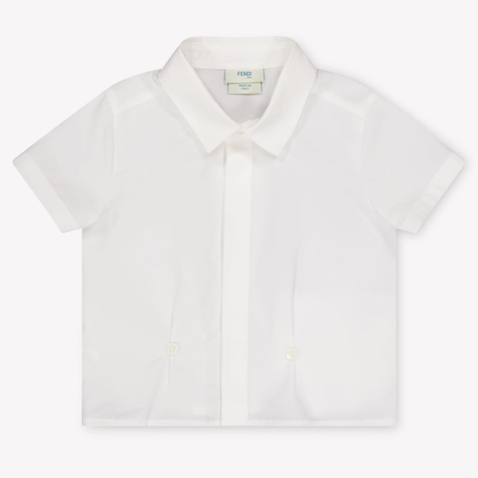 Fendi Baby Boys Set In Light Gray