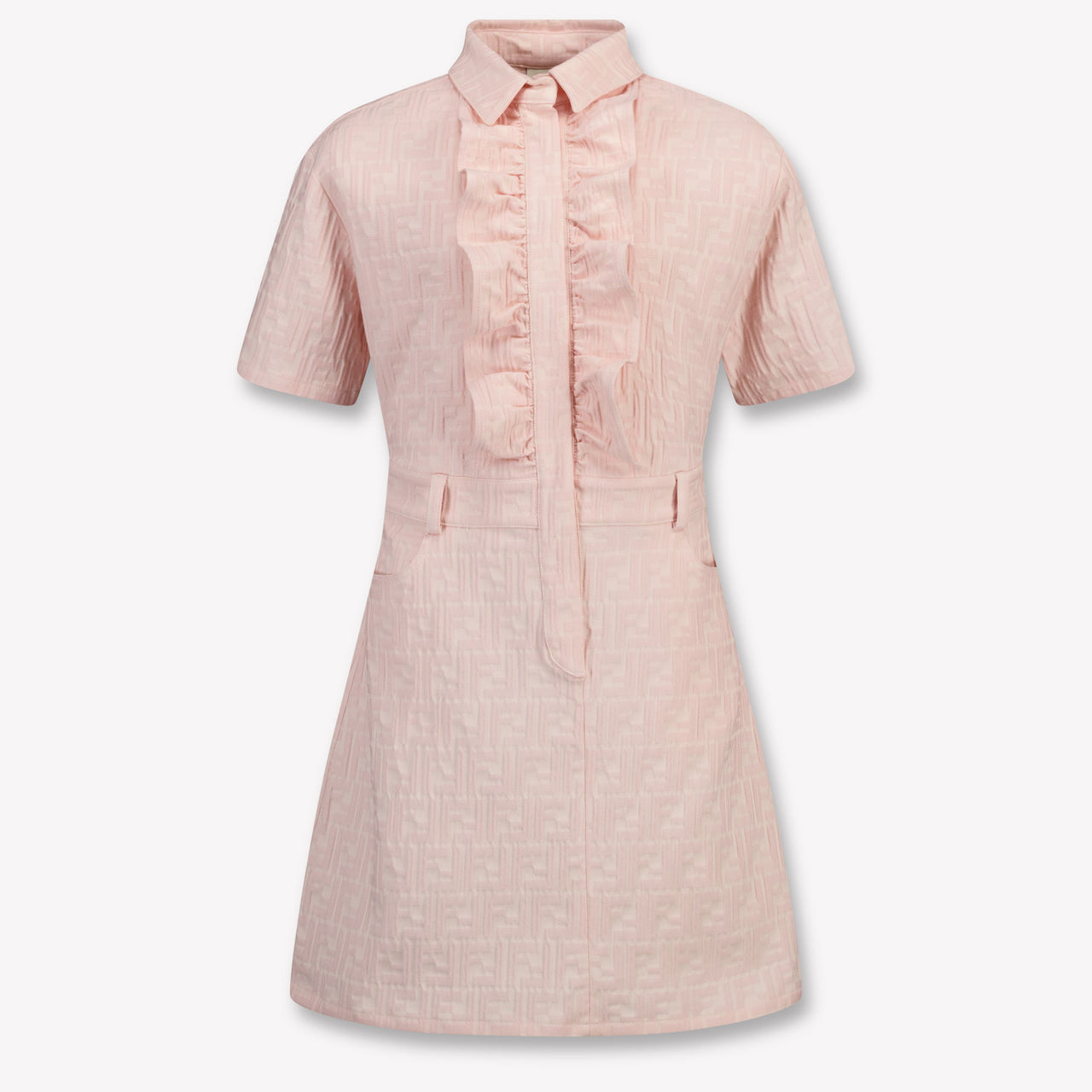 Fendi Kinder Meisjes Jurk In Licht Roze