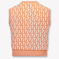 Fendi Kinder Meisjes T-Shirt In Oranje