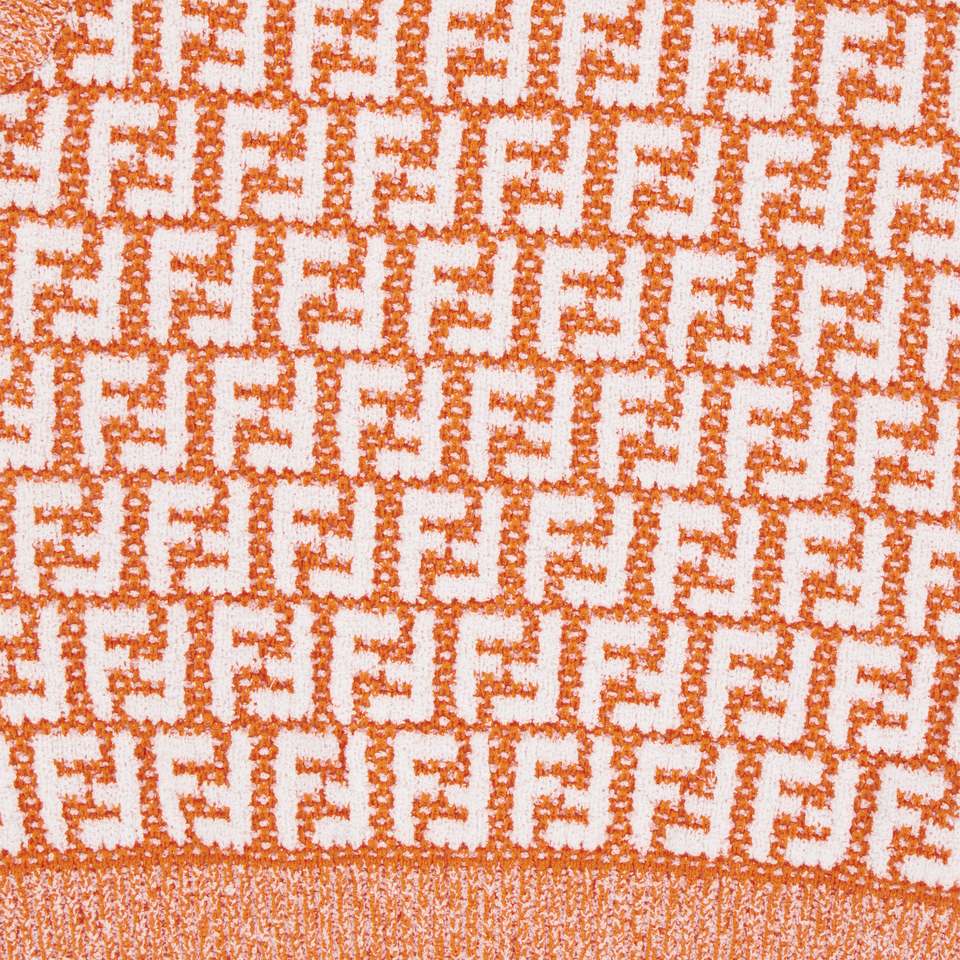 Fendi Kinder Meisjes T-Shirt In Oranje