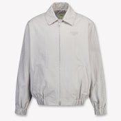 Fendi Kids Boys Summer jacket In Light Gray