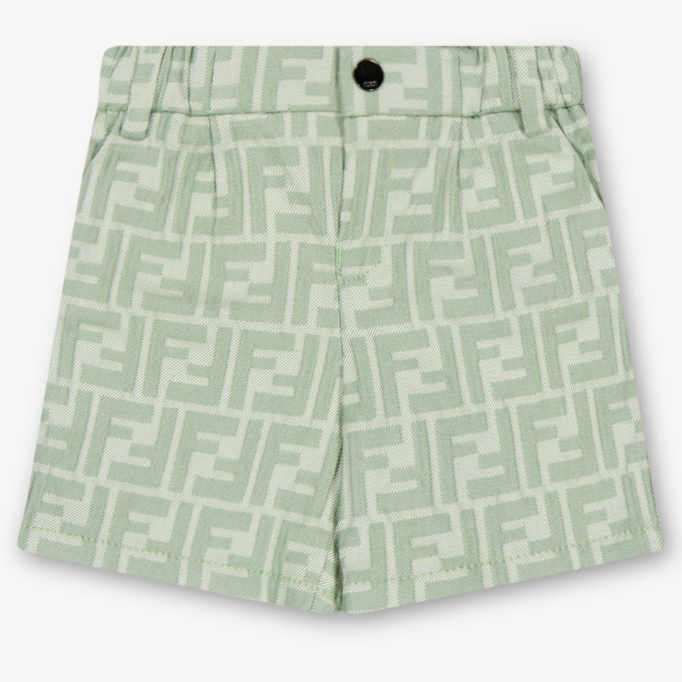 Fendi Baby Unisex Shorts In Licht Groen
