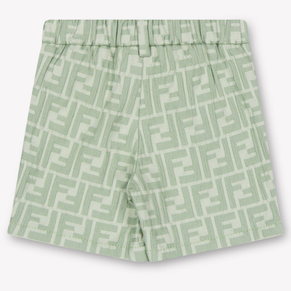 Fendi Baby Unisex Shorts In Licht Groen