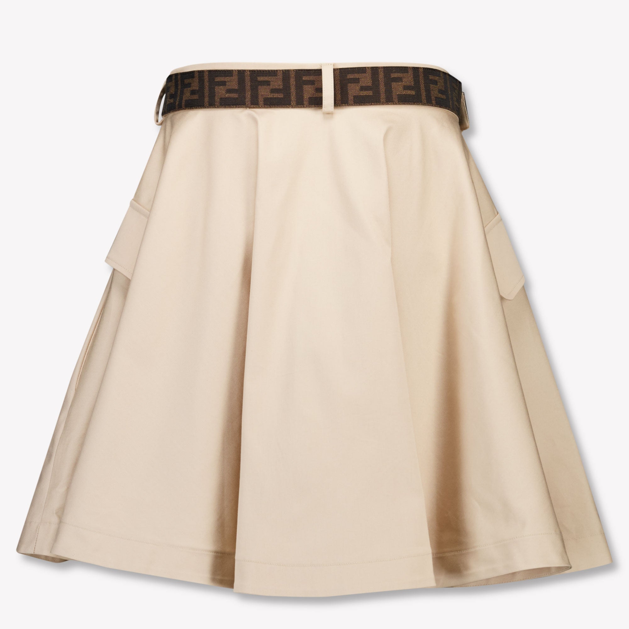 Fendi Kids Girls Skirt In Beige