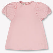 Fendi Baby Girls Dress In Light Pink