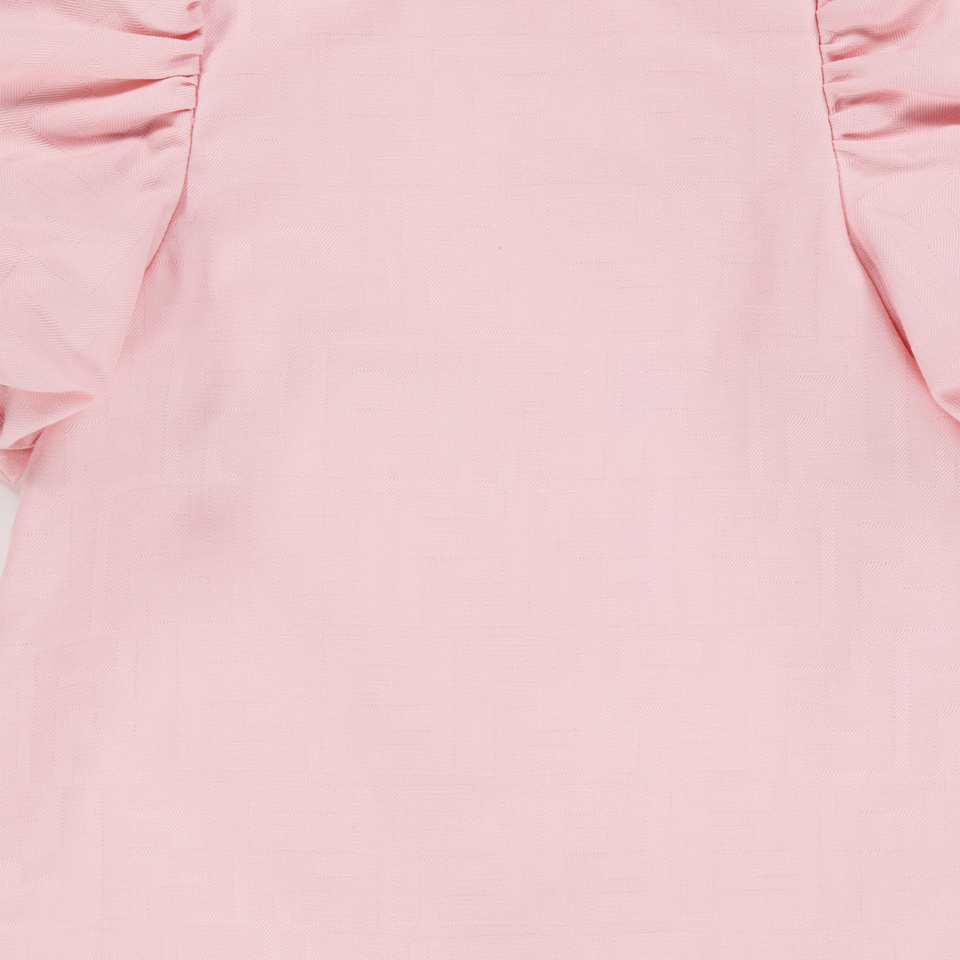 Fendi Baby Girls Dress In Light Pink