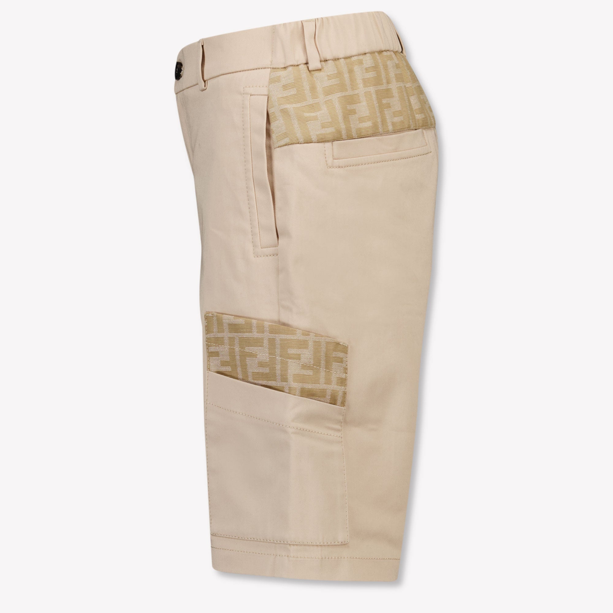 Fendi Kids Boys Shorts In Beige