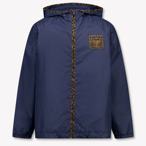 Fendi Kinder Unisex Zomerjas In Navy