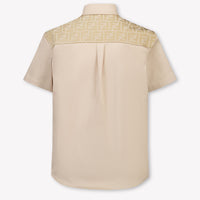 Fendi Kinder Jongens Blouse In Beige