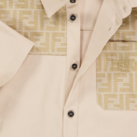 Fendi Kinder Jongens Blouse In Beige