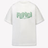 Fendi Kids Boys T-Shirt In Light Green