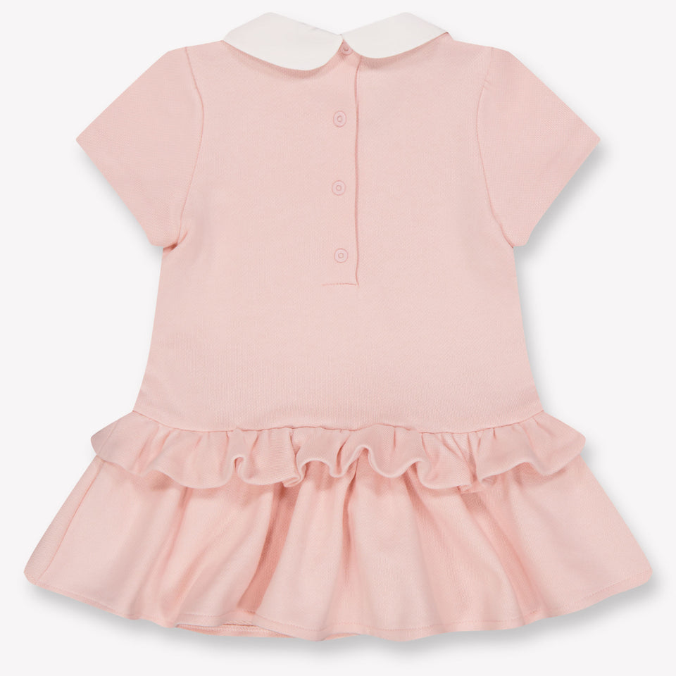 Fendi Baby Girls Dress In Light Pink