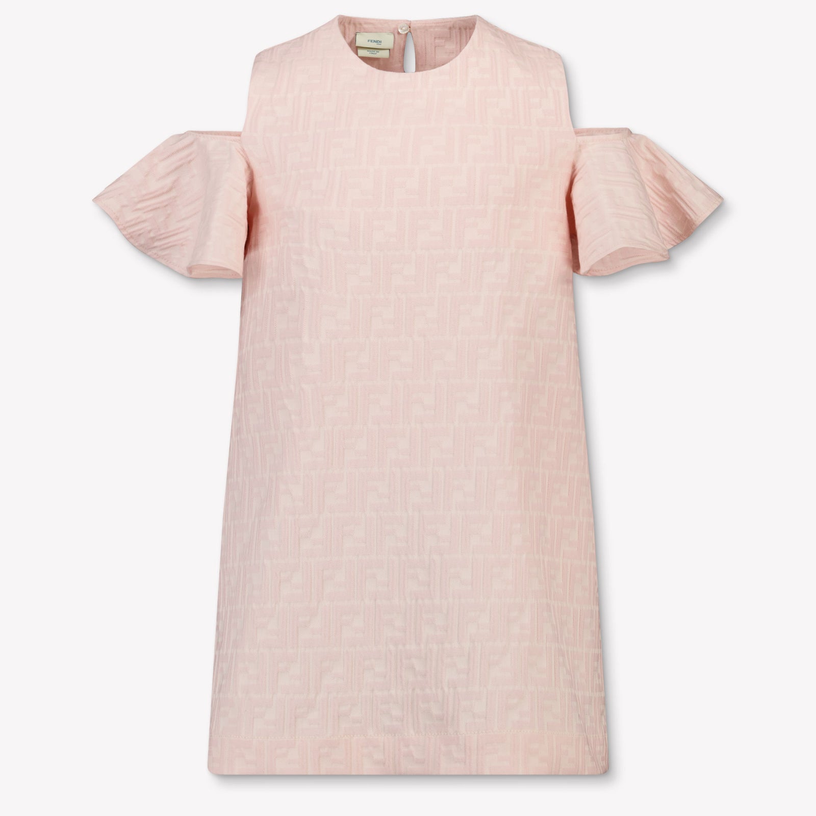 Fendi Kids Girls Dress In Pink