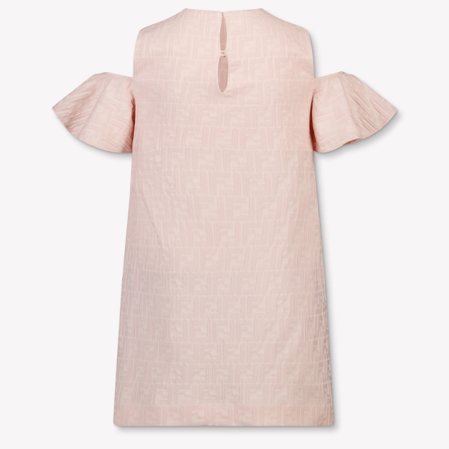 Fendi Kinder Meisjes Jurk In Roze