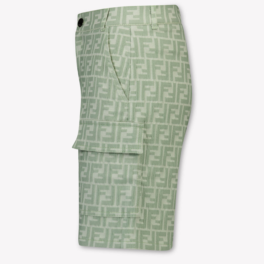 Fendi Kinder Jongens Broek In Licht Groen
