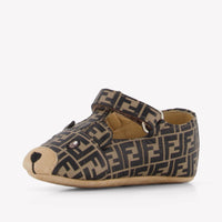 Fendi Baby Girls Shoes In Brown