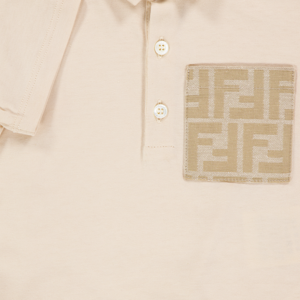 Fendi Baby Boys Polo In Beige